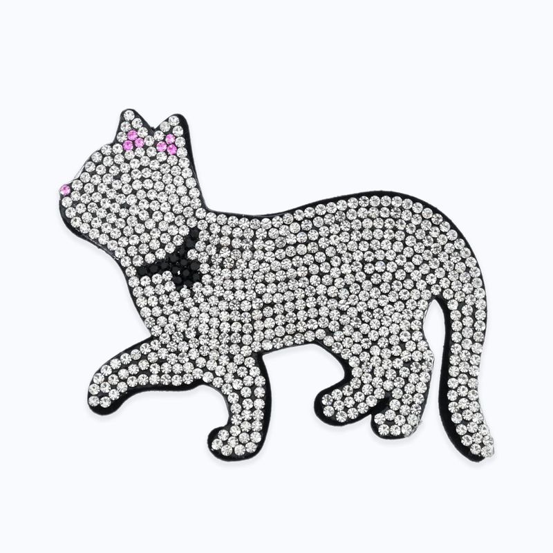 キラキラキャットブローチ