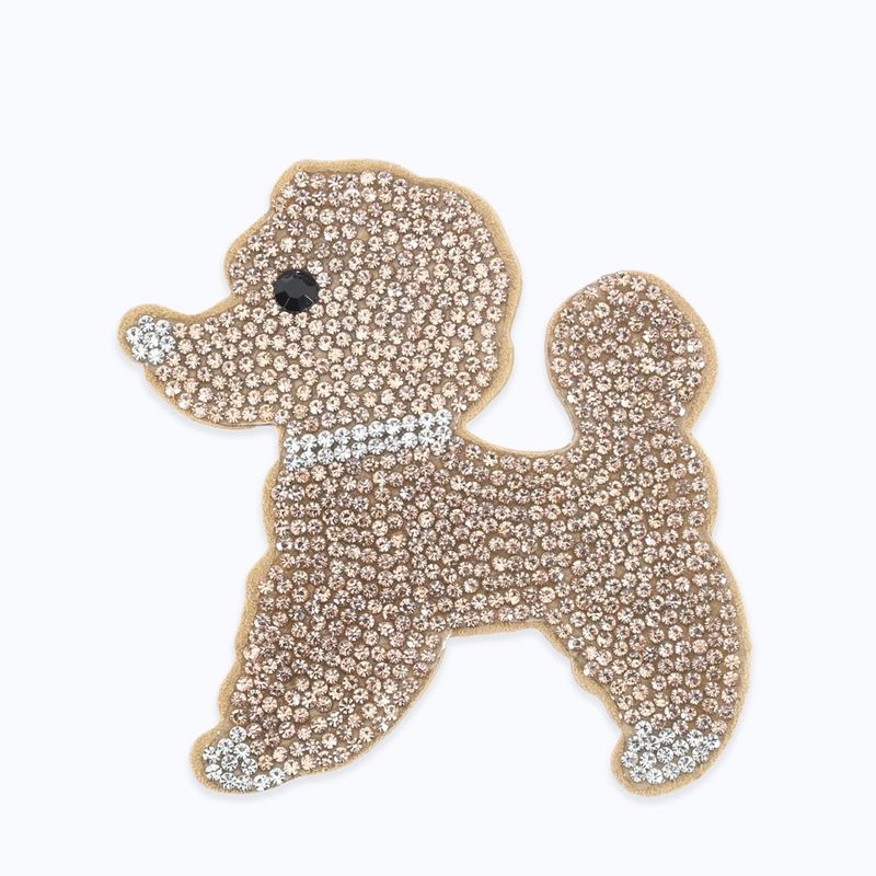 キラキラドッグブローチ - GOLD