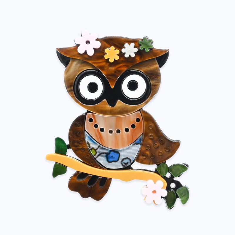 ブローチ - OWL