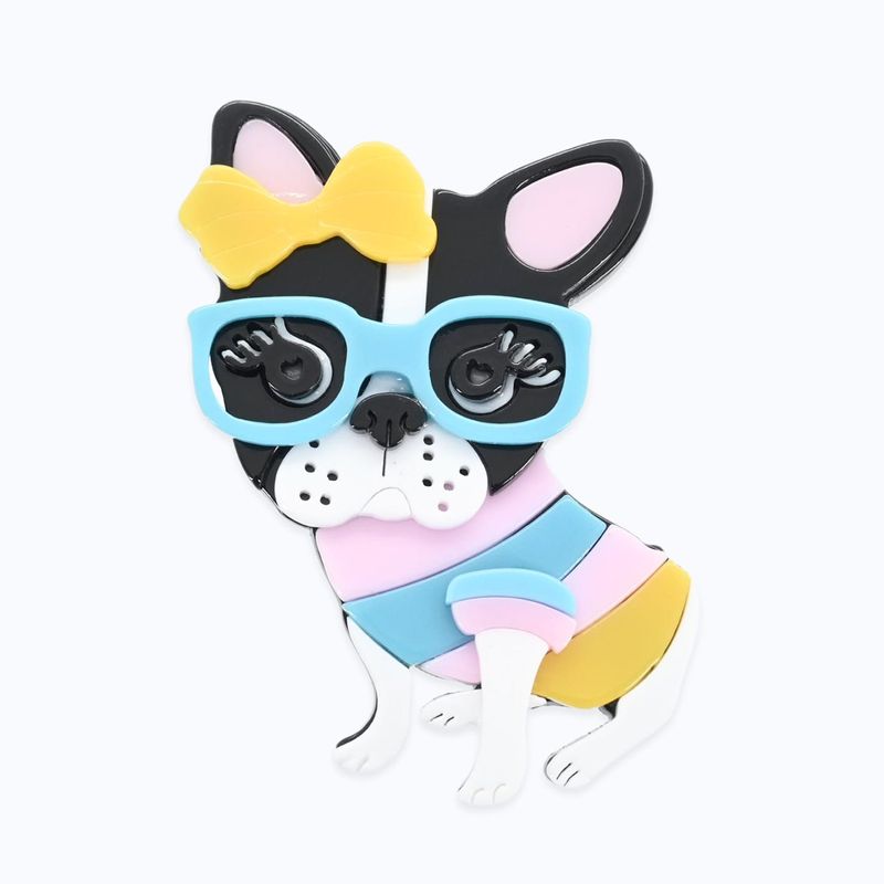 ドッグブローチ - PINK