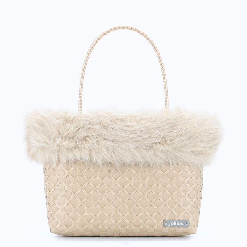 RENA V-FUR L - BEIGE