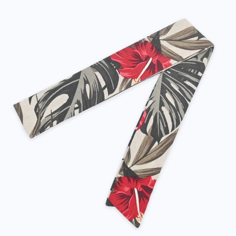 BAGSCARF HIBISCUS - GRAY