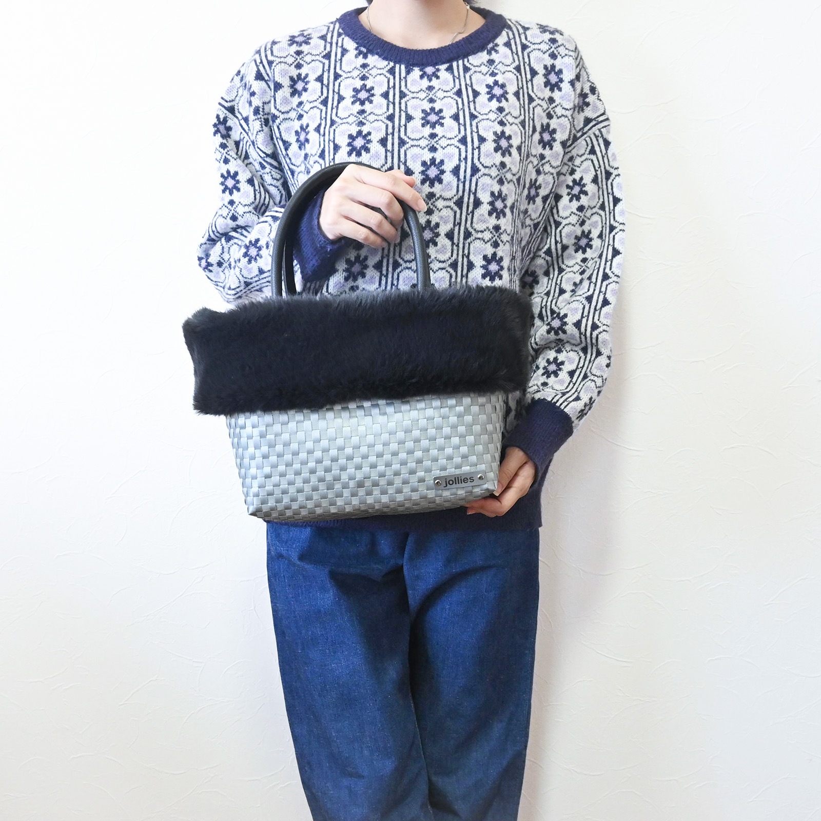 HARU FUR S - SILVER<br>【ファー着脱可】
