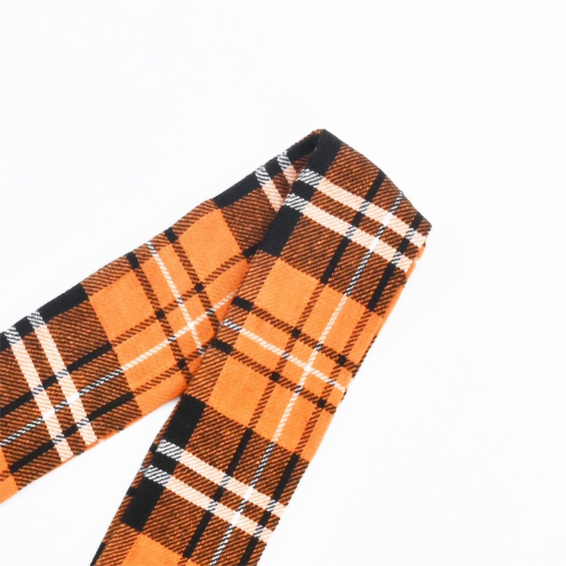 BAG SCARF CHECK ORANGE