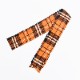 BAG SCARF CHECK ORANGE