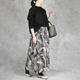 SKIRT LEAF  - BLACK