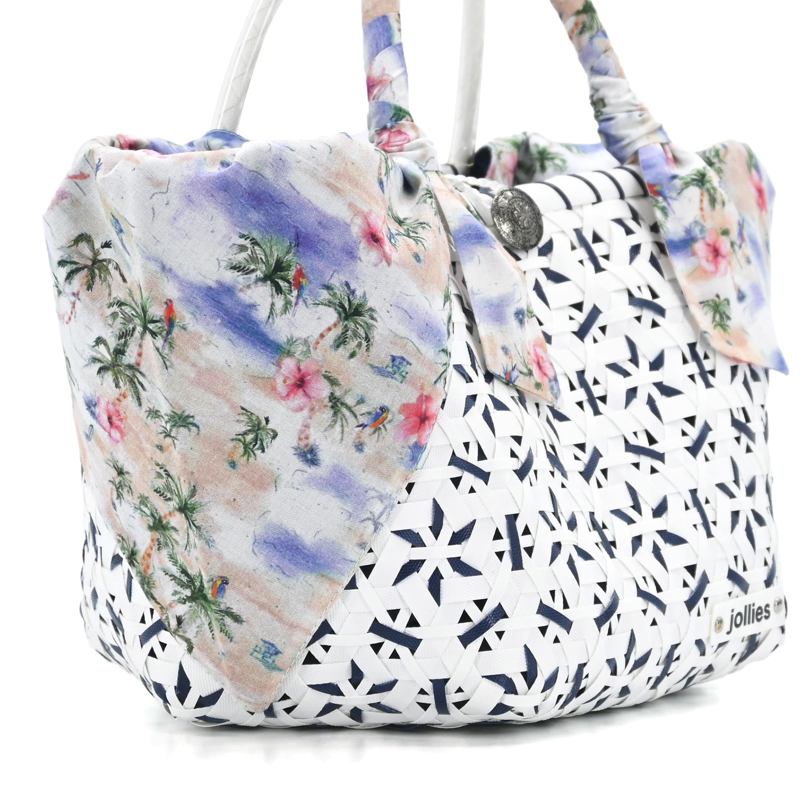 WHITE FLORE M（ホワイトフローラ）全3色 | プラバッグ,Mサイズ