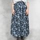 SKIRT FLOWER - NAVY