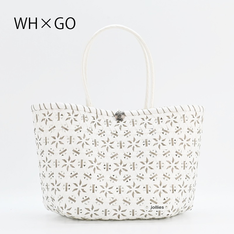 WHITE FLORE L 全3色【A4サイズ対応・肩掛けタイプ】