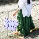WHITE FLORE L 全3色【A4サイズ対応・肩掛けタイプ】