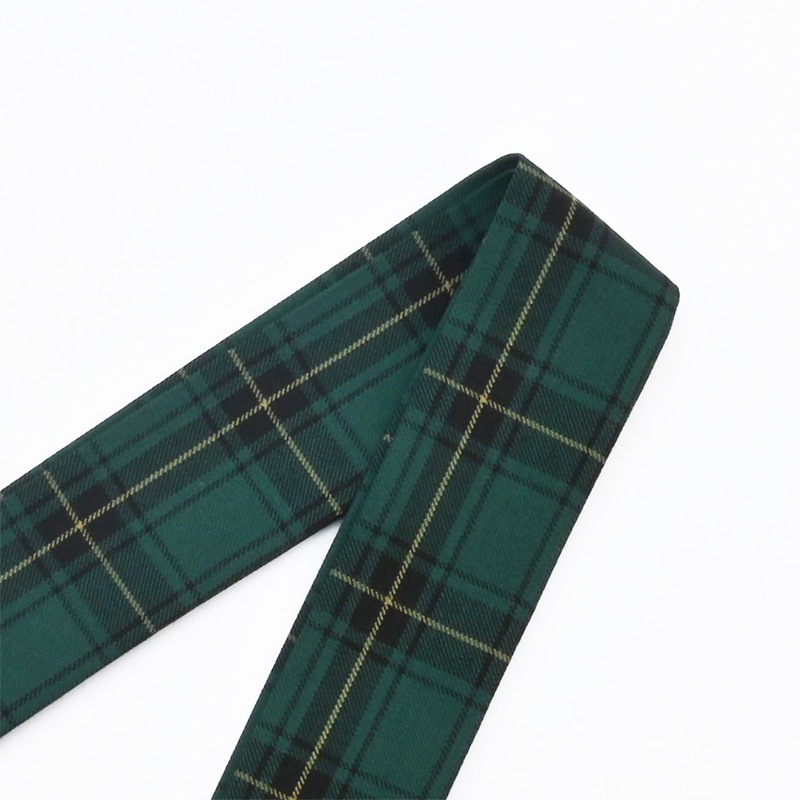 BAG SCARF CHECK GREEN