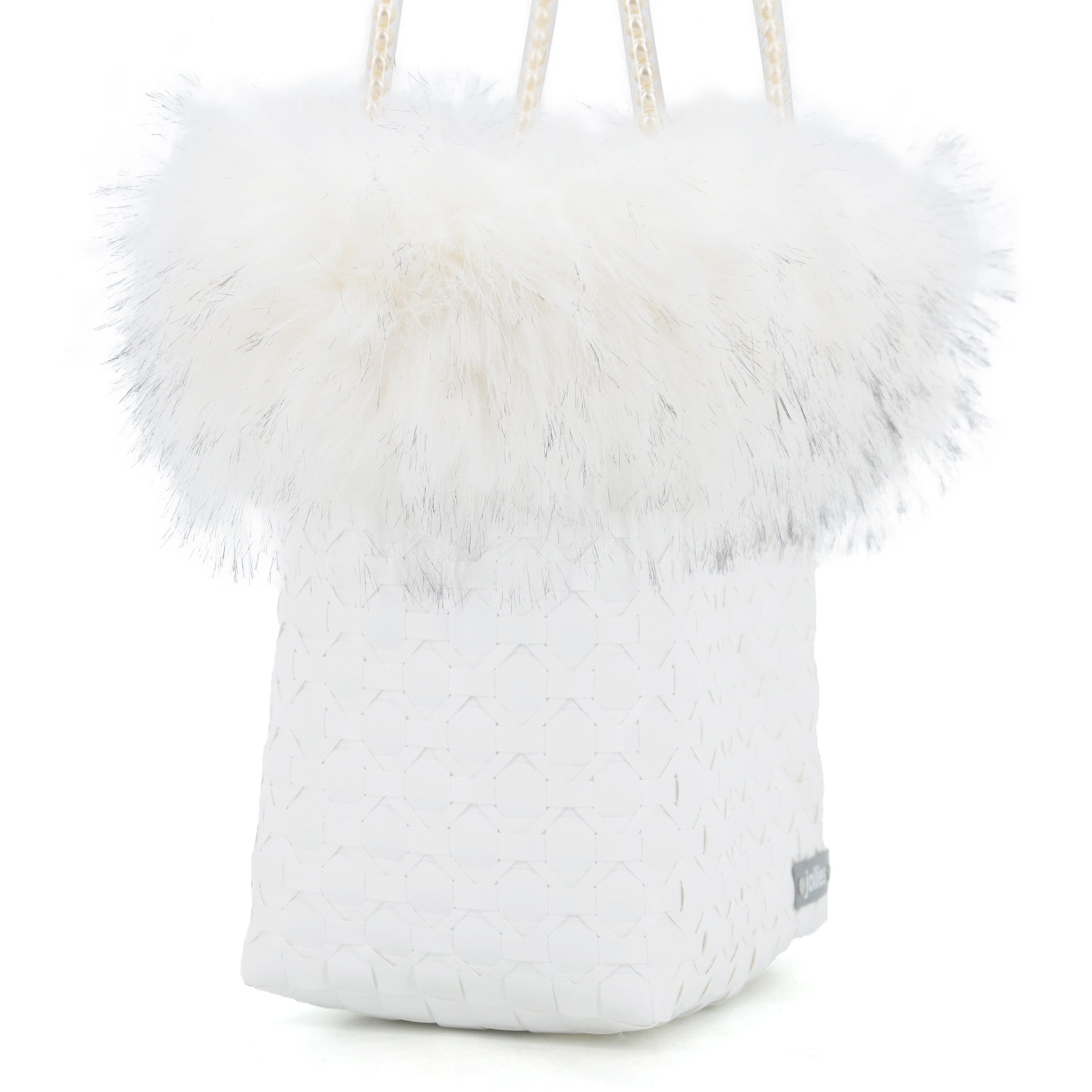 RENA V-FUR MH - WHITE<br>【ファー着脱可】 | プラバッグ,Mサイズ