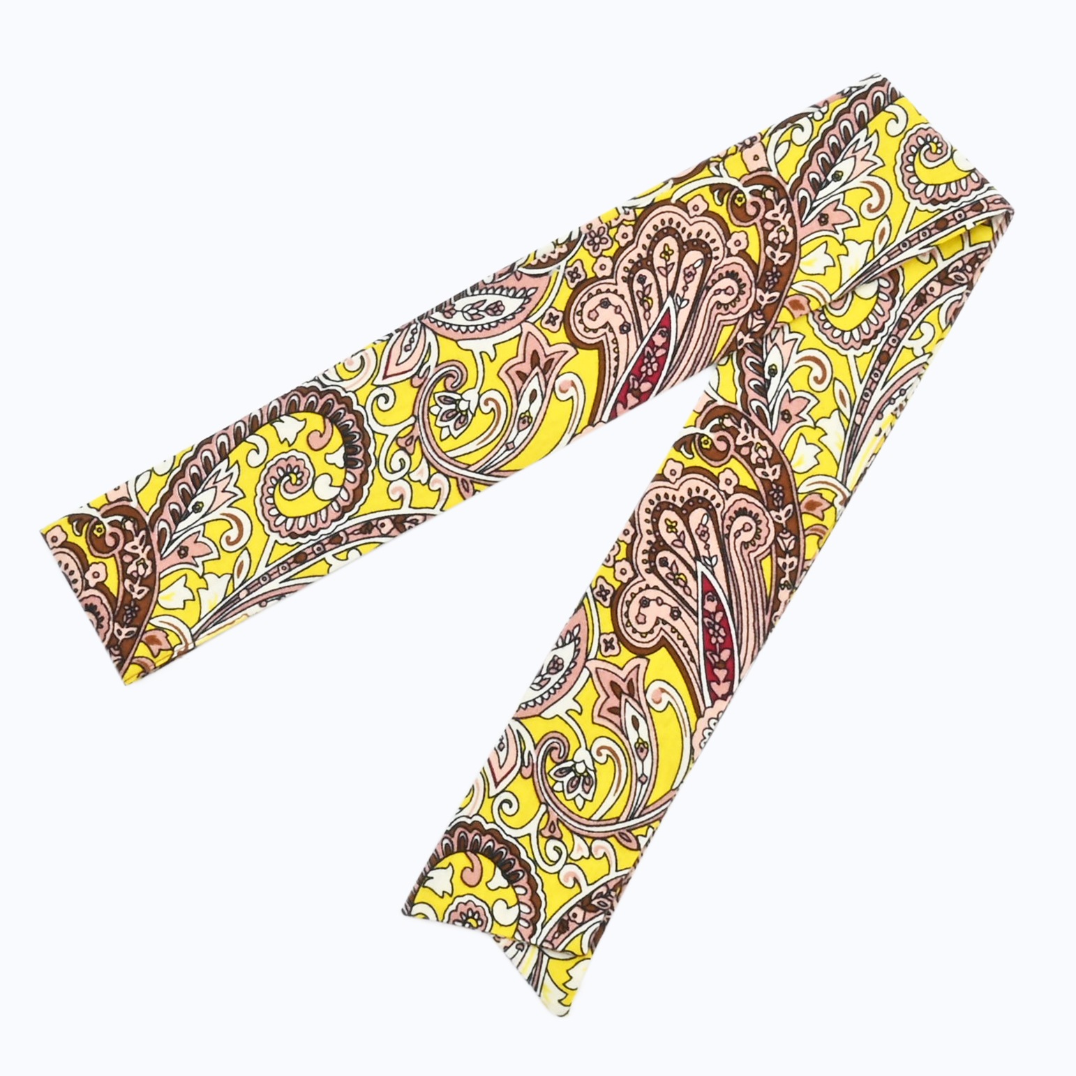 BAG SCARF PAISLEY YELLOW