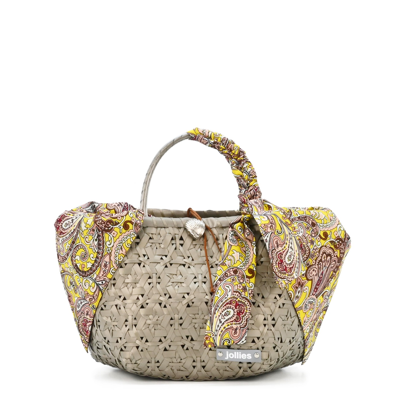 BAG SCARF PAISLEY YELLOW