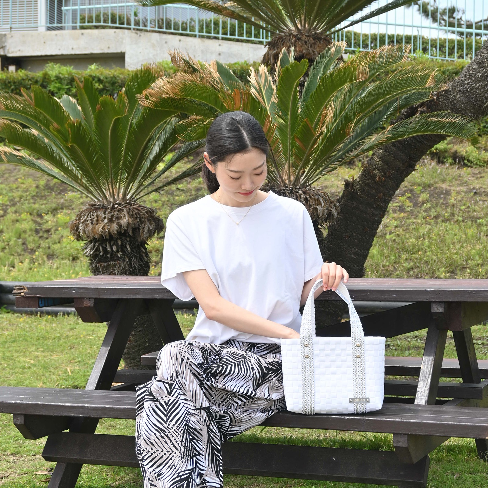MINA S - WHITE | プラバッグ,柄から探す,MINA | jollies Online Store