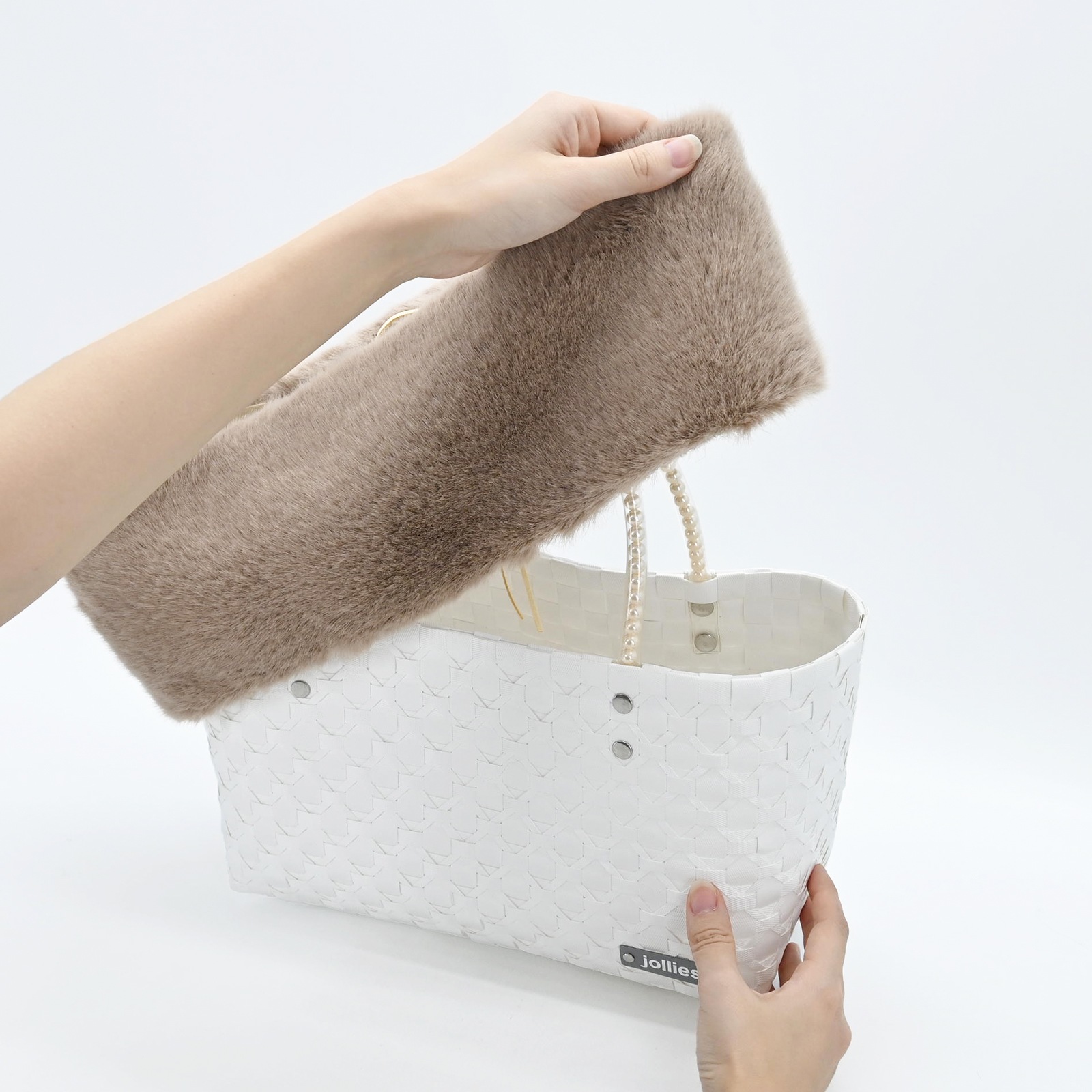 RENA FUR MW - WHITE<br>【ファー着脱可】