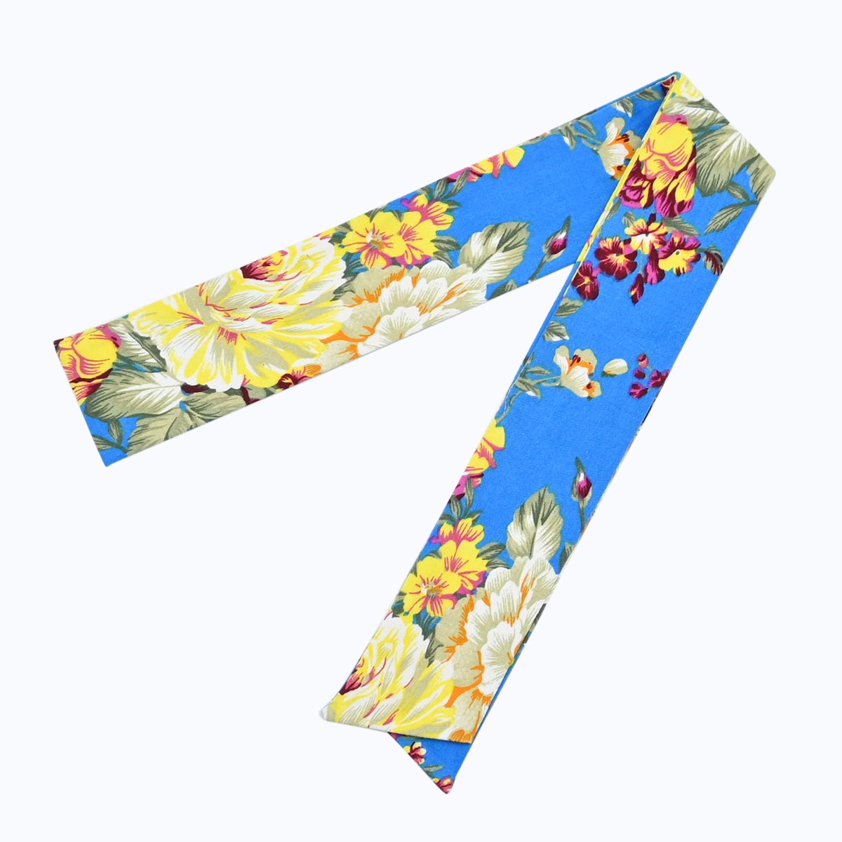 BAGSCARF FLOWER BLUE
