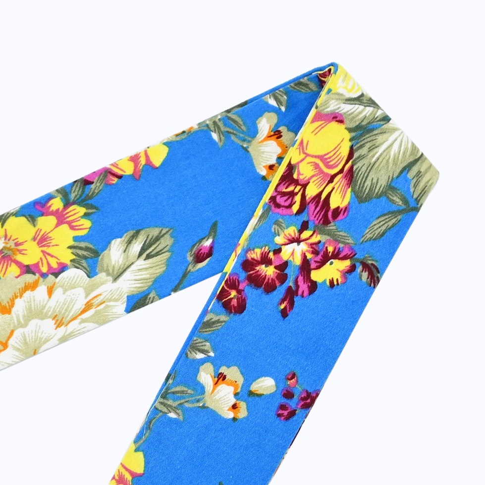 BAGSCARF FLOWER BLUE