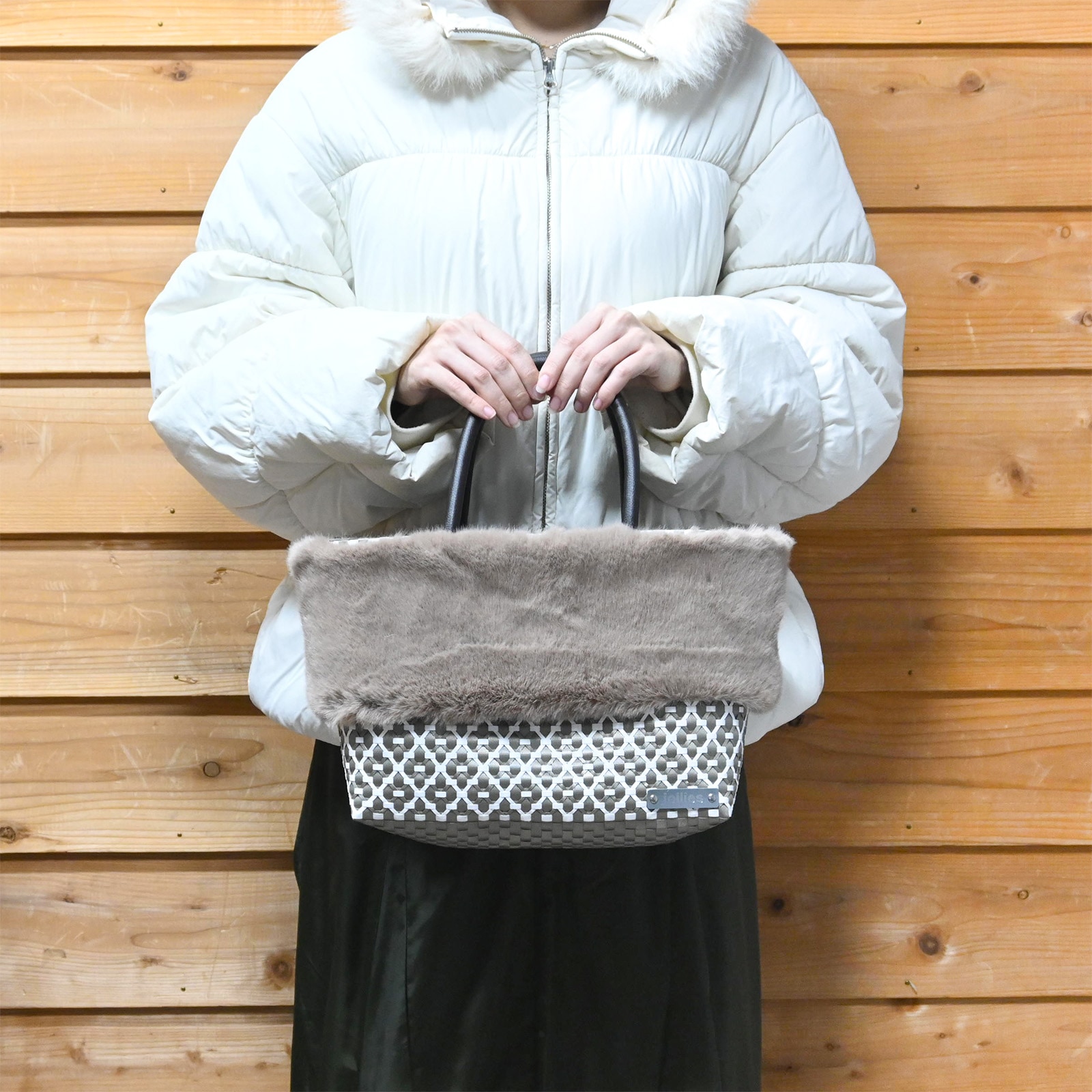 DYLAN V-FUR M - GO×WH<br>【ファー着脱可】