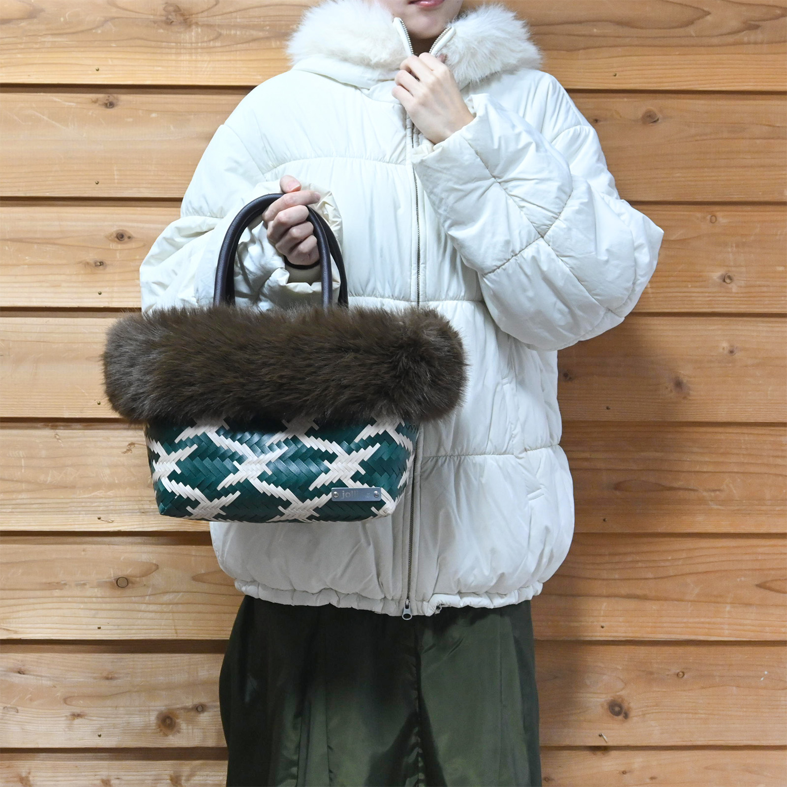 SEAGULL V-FUR M - GR×BE<br>【ファー着脱可】