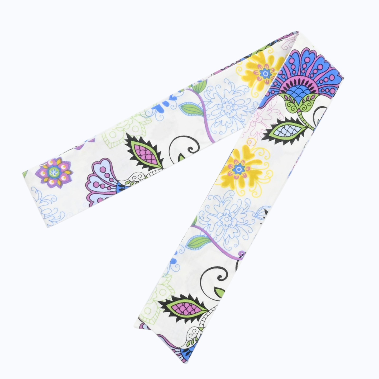 BAGSCARF FLOWER WHITE