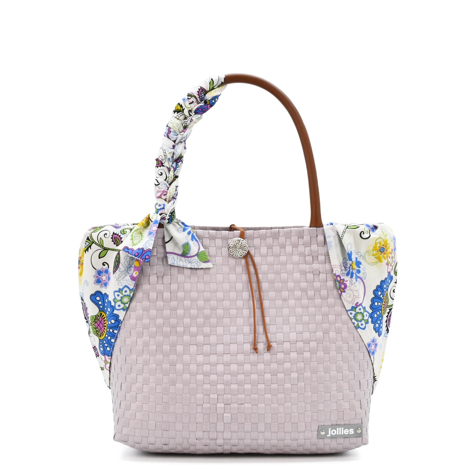 BAGSCARF FLOWER WHITE