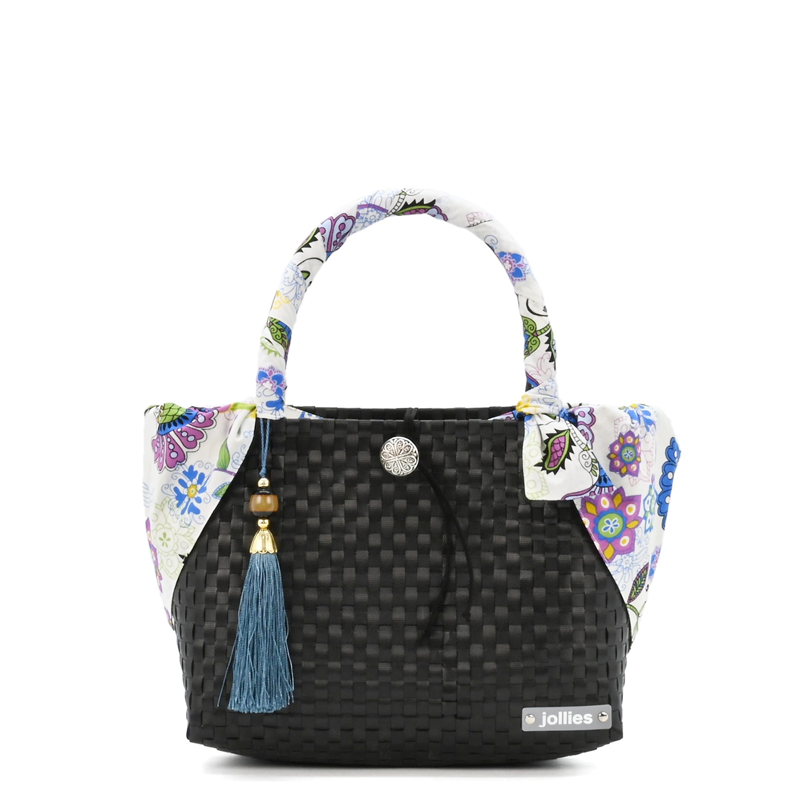 BAGSCARF FLOWER WHITE