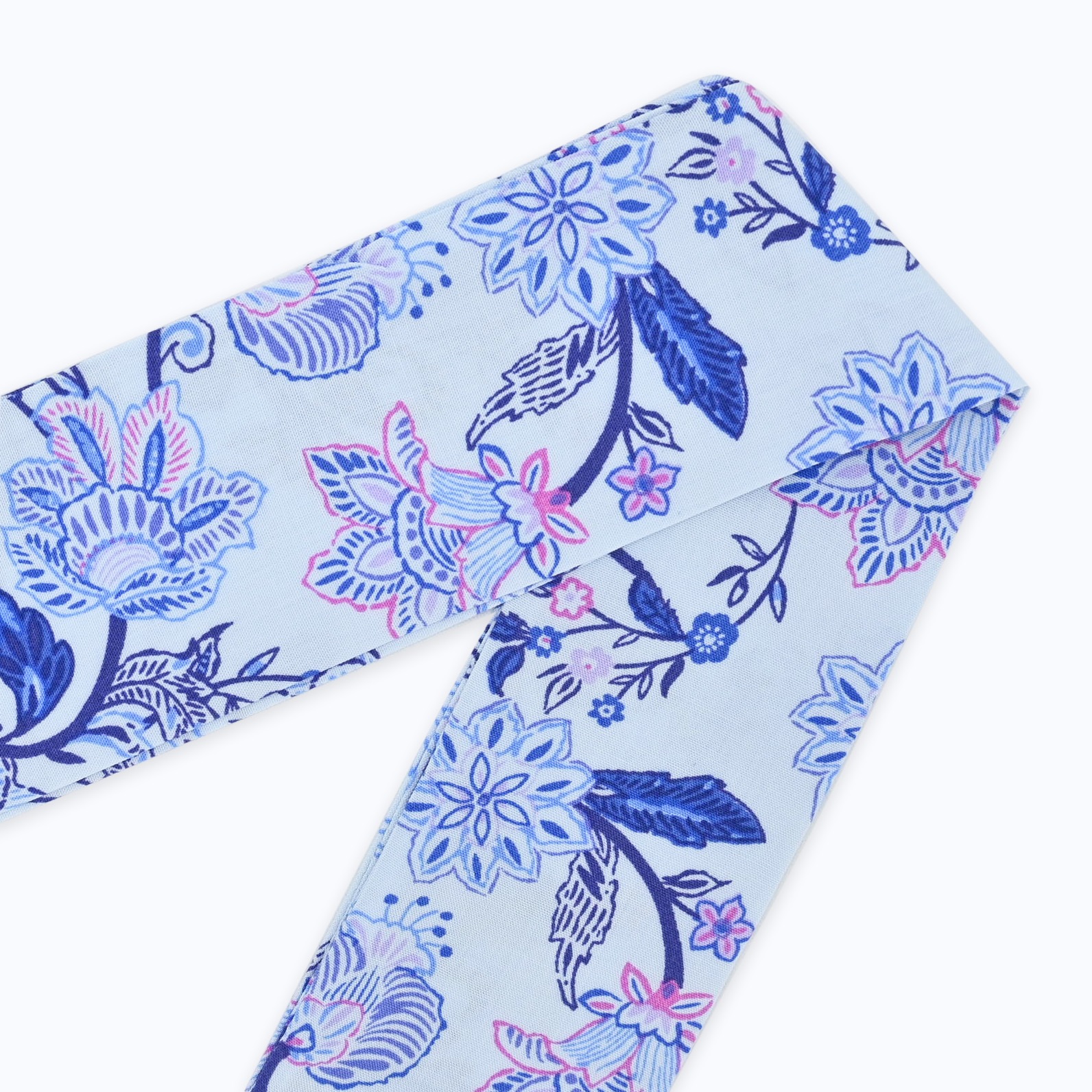 BAGSCARF MINI FLOWER LIGHT BLUE