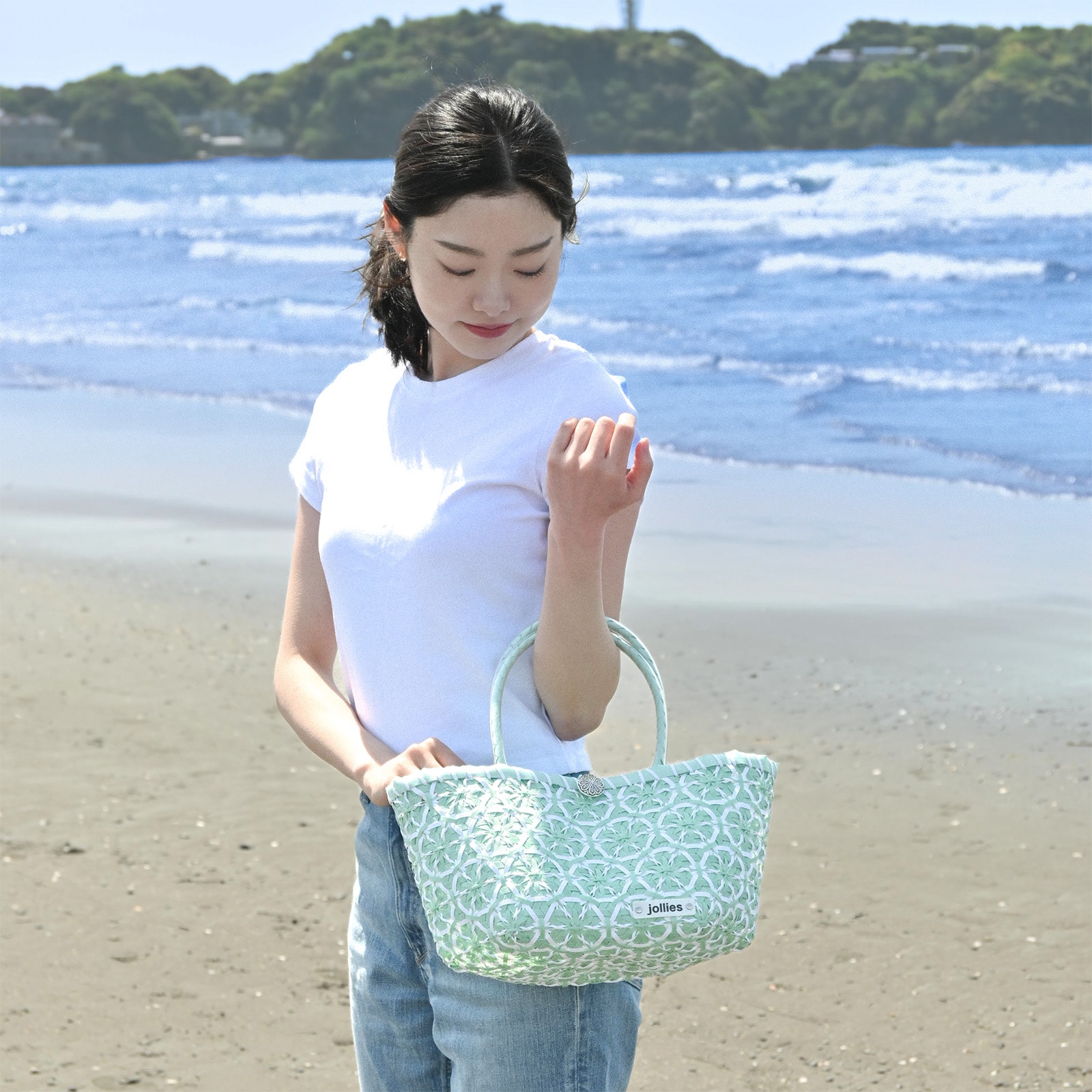 NOVEL FLORE M - S.GR×WH | プラバッグ,柄から探す,FLORE | jollies
