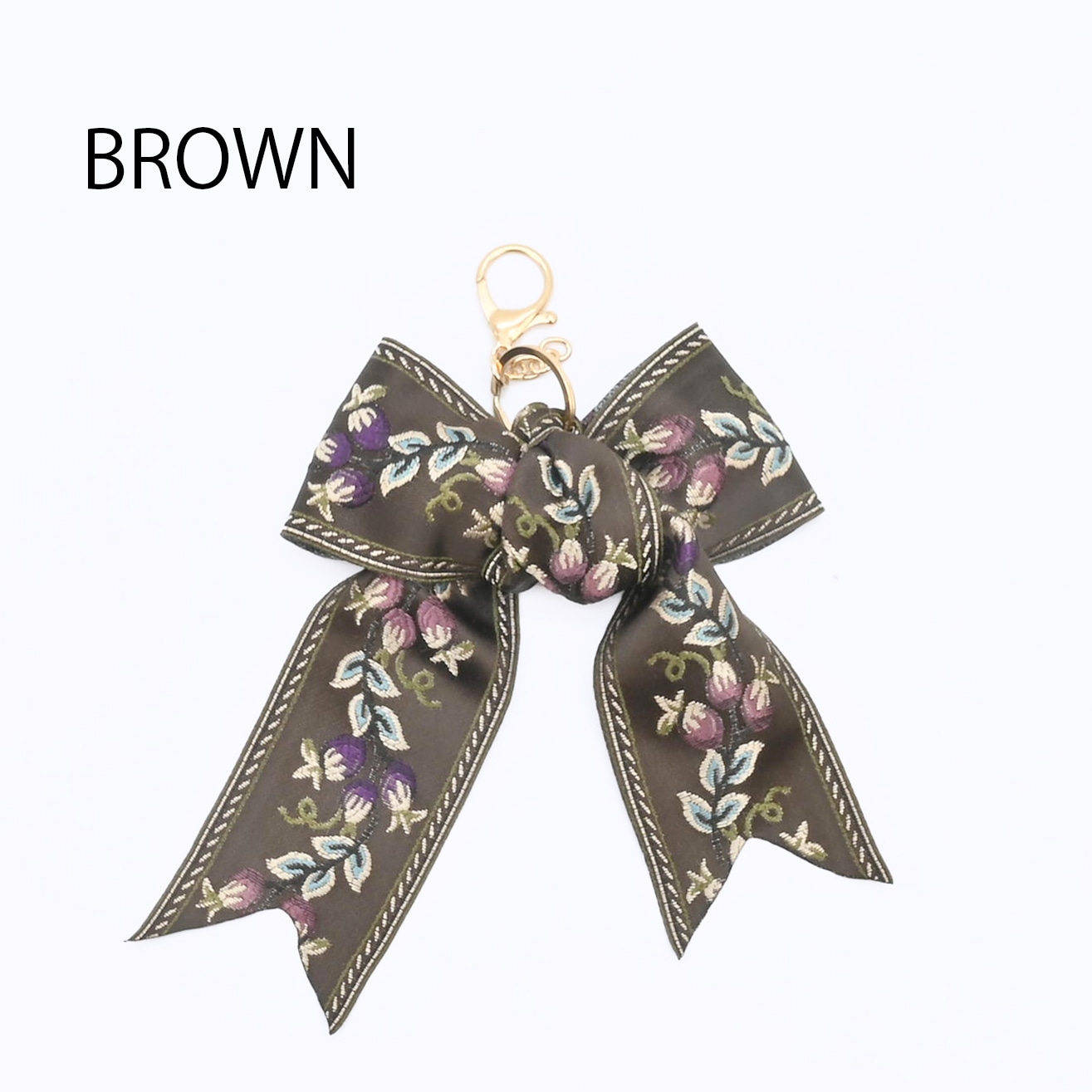 jolliesオリジナル リボンチャーム フラワー（2）全3色