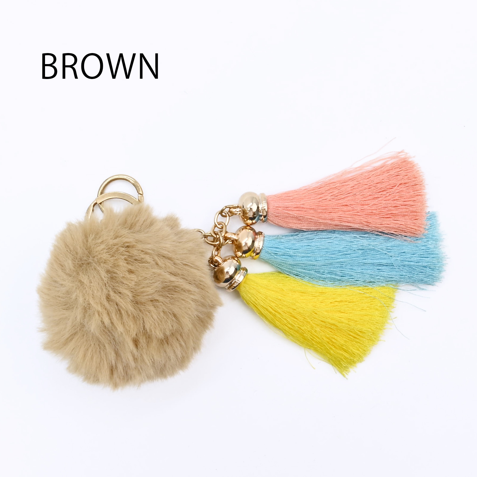 3連フリンジファーチャーム 全3色