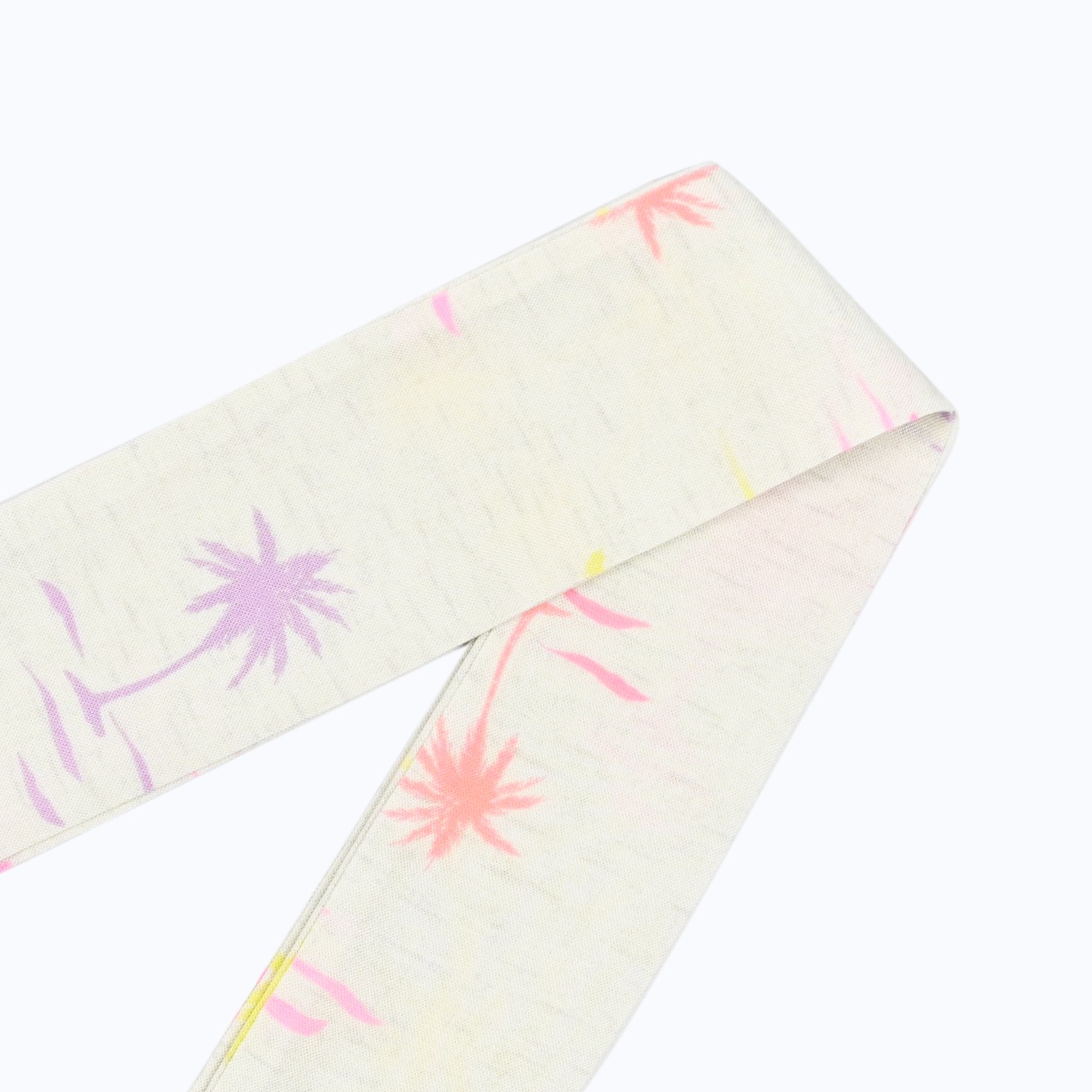 BAGSCARF PALM TREE WH×L.BL