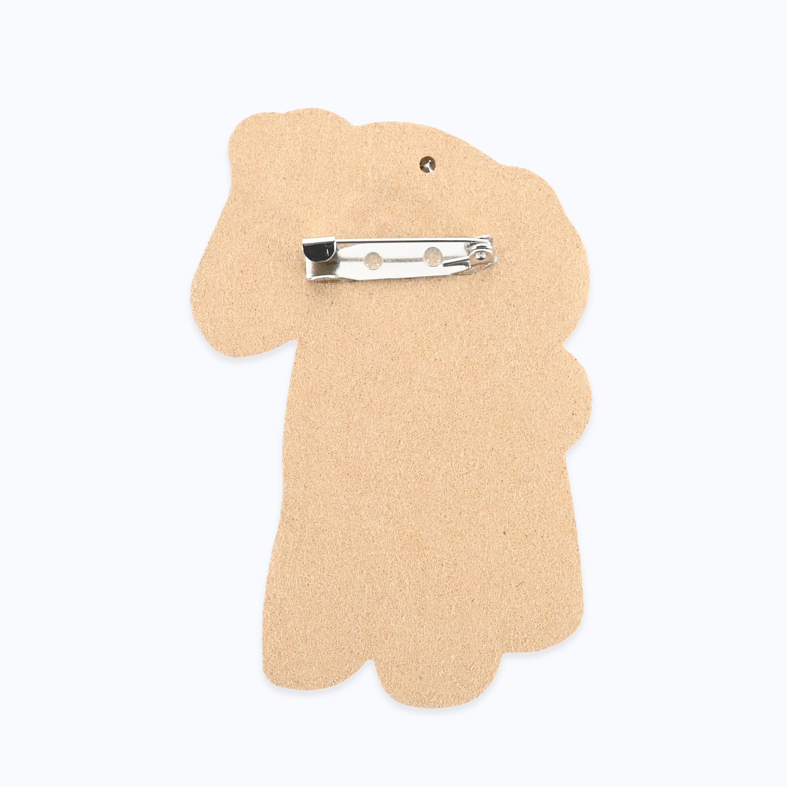 キラキラトイプードルブローチ - GOLD