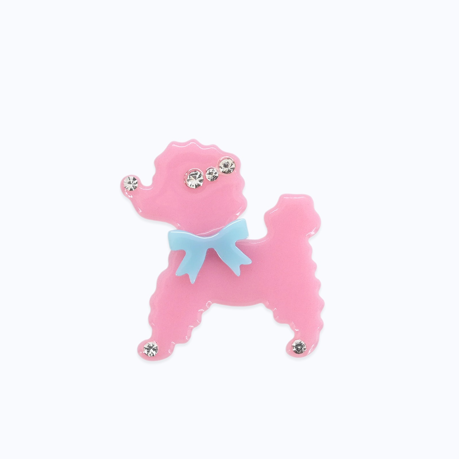 ミニトイプードルブローチ - PINK