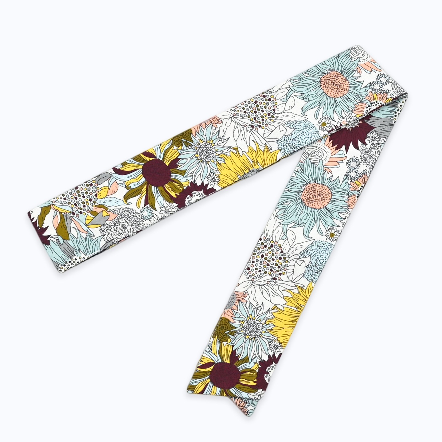 BAGSCARF SUNFLOWER - SOFT BLUE