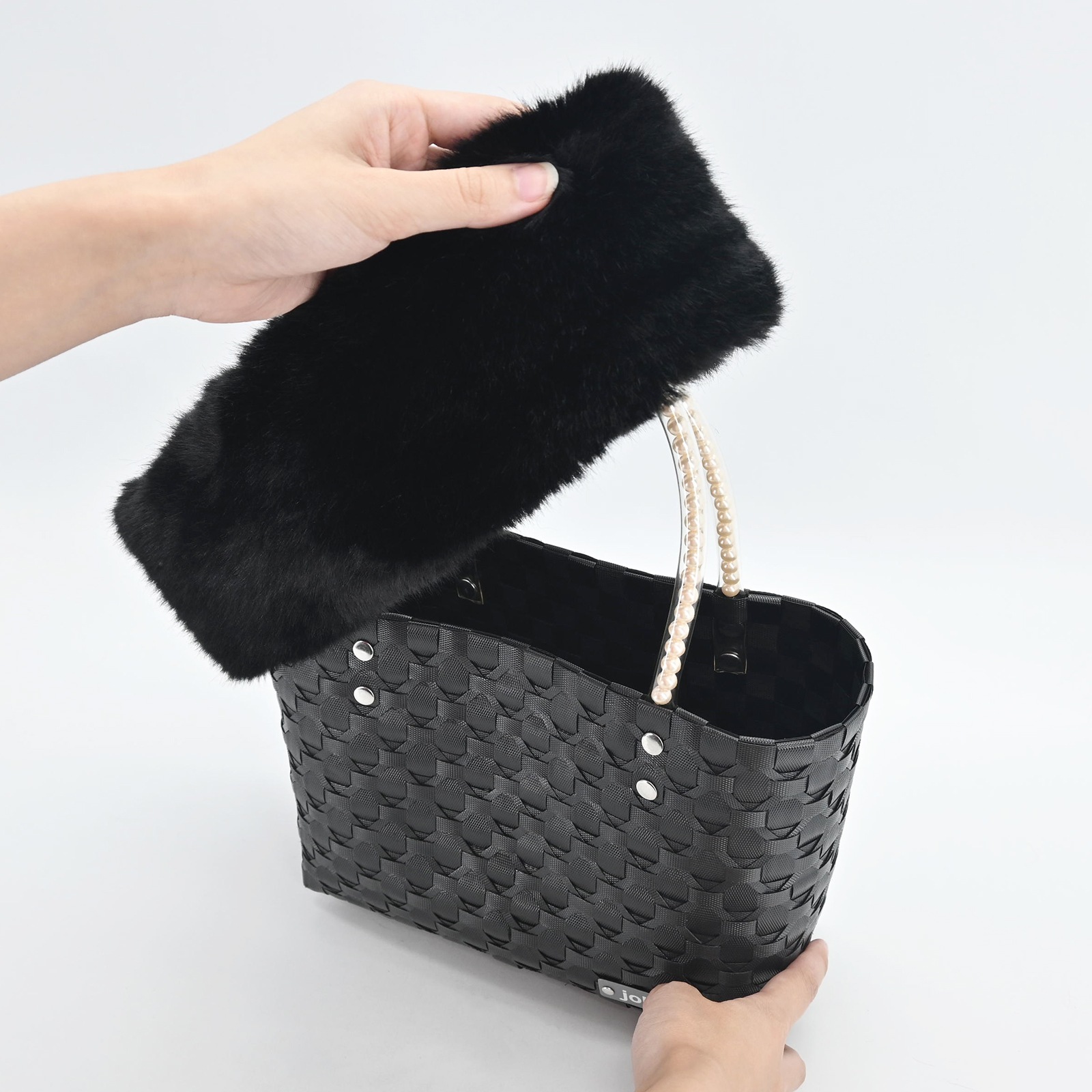 RENA FUR S - BLACK<br>【ファー着脱可】