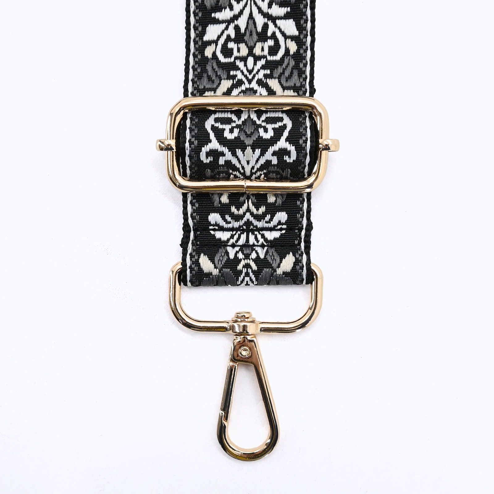 刺繍ショルダー - BLACK