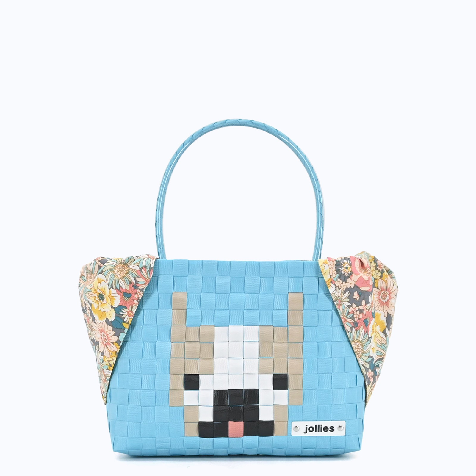 フレンチブルドッグ S - LIGHT BLUE | プラバッグ,柄から探す,ドット絵