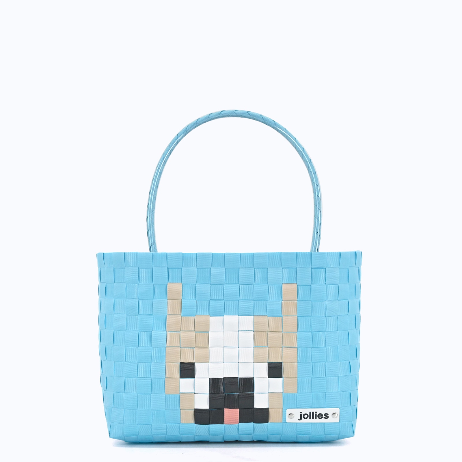 フレンチブルドッグ S - LIGHT BLUE | プラバッグ,柄から探す,ドット絵