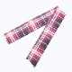 BAG SCARF CHECK RD/NV