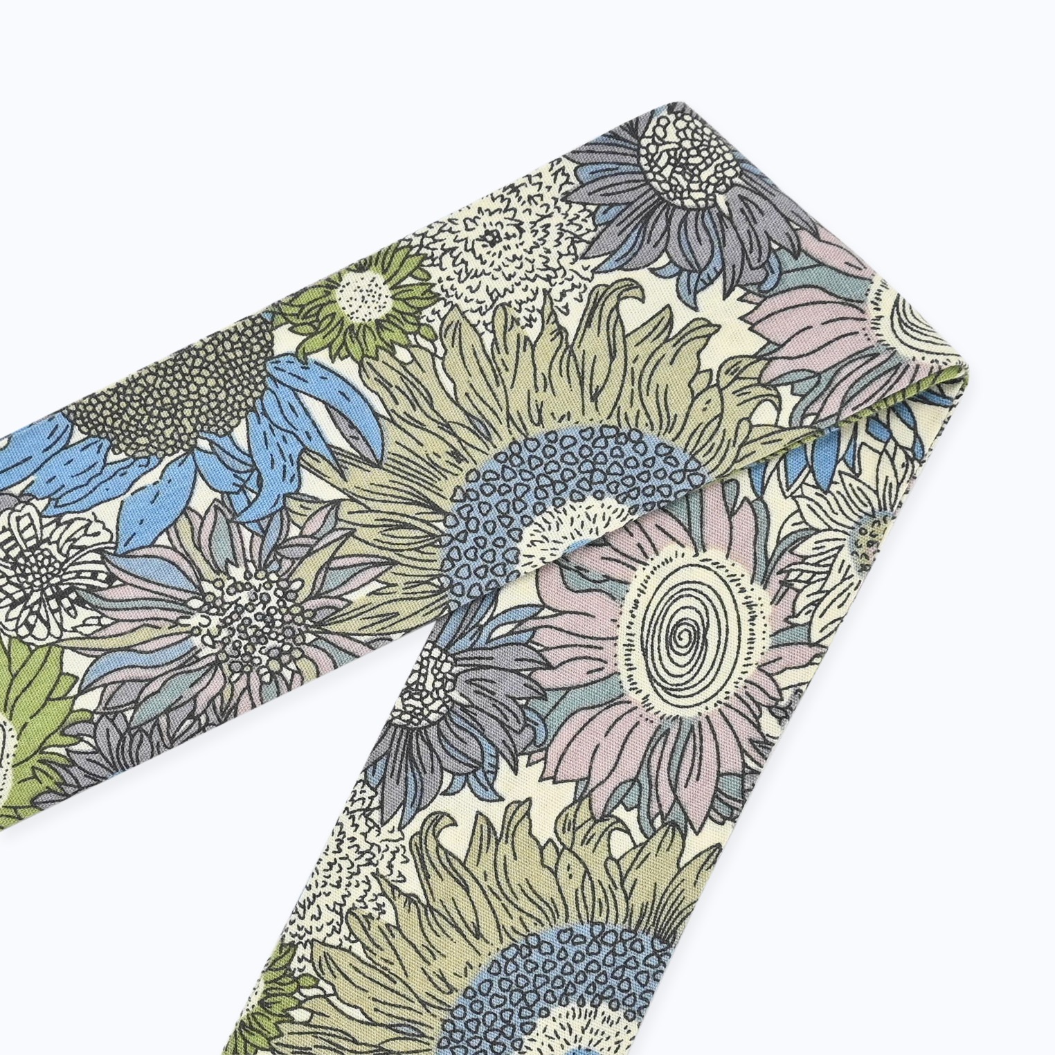 BAGSCARF SUNFLOWER NAVY