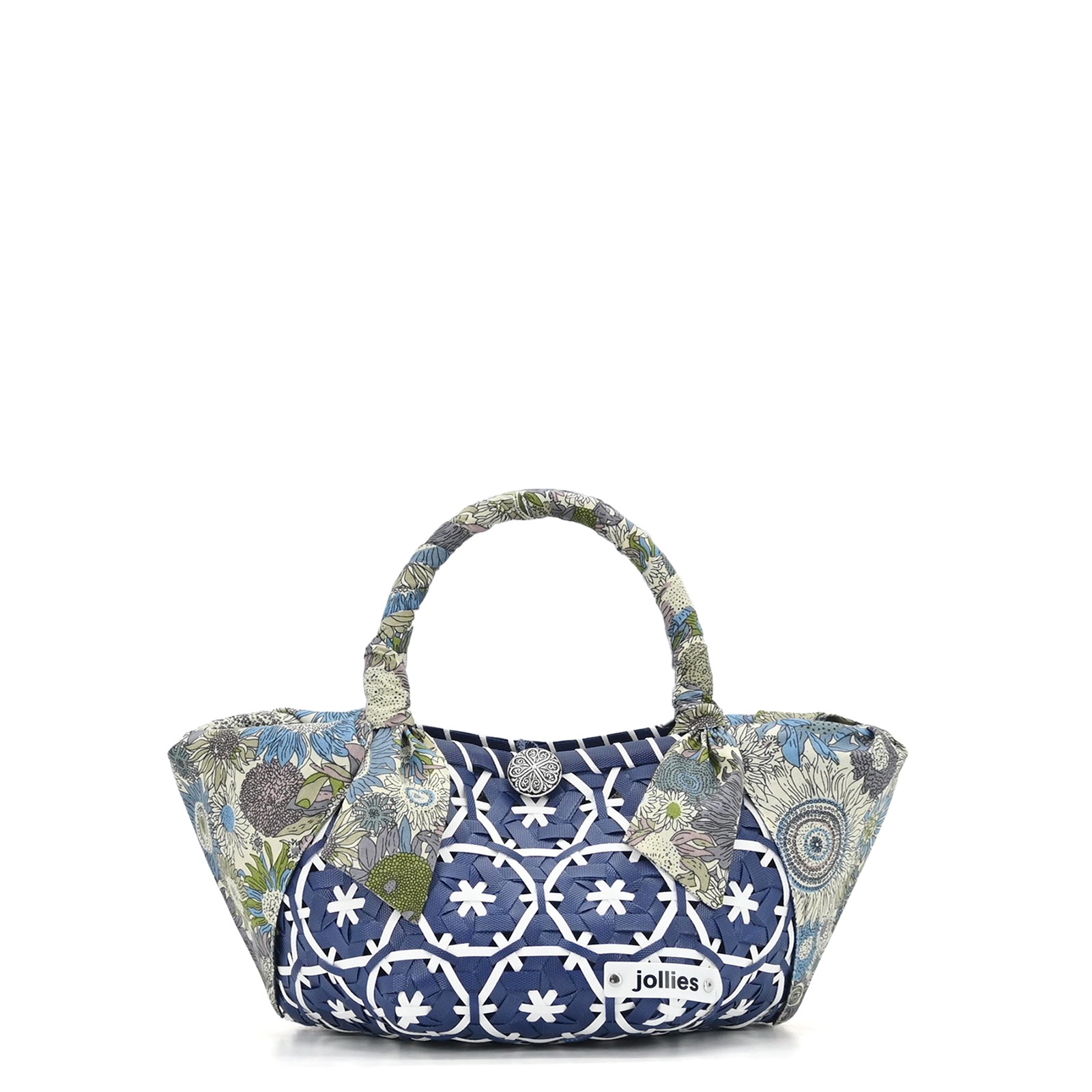 BAGSCARF SUNFLOWER NAVY