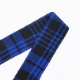 BAG SCARF CHECK BLUE