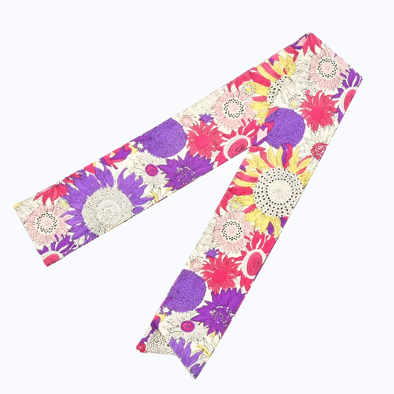 BAG SCARF SUNFLOWER PURPLE