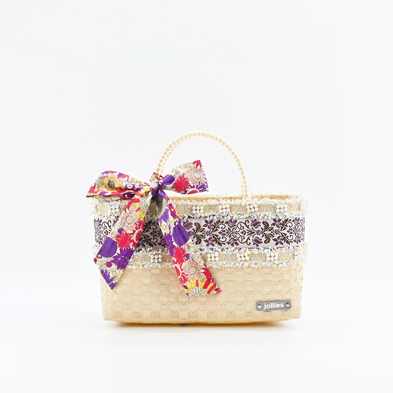 BAG SCARF SUNFLOWER PURPLE