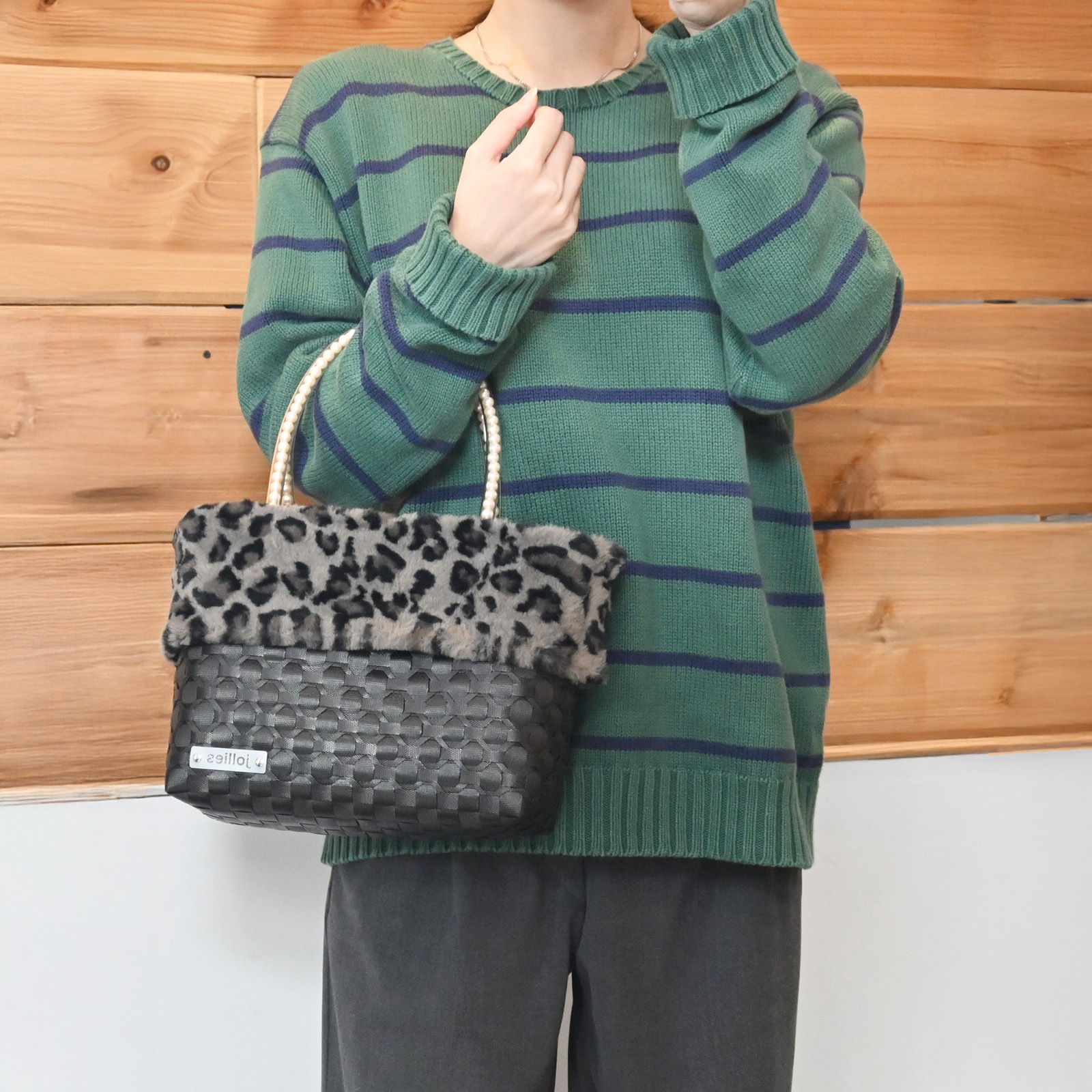 RENA LEO FUR S - BLACK<br>【ファー着脱可】