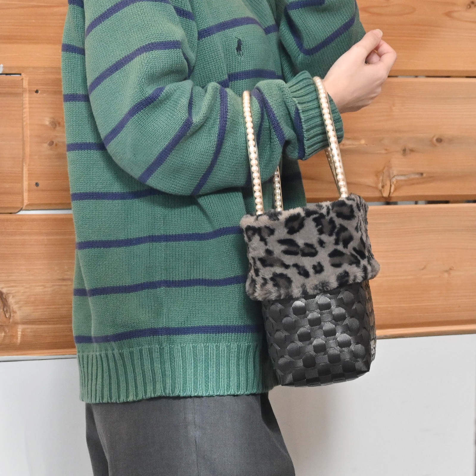 RENA LEO FUR S - BLACK<br>【ファー着脱可】