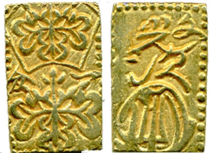 ★江戸時代の金貨★　文政一分判金　美品で購入　３．２６g実測値 ☆江戸時代の金貨☆ 文政一分判金 美品で購入 3．