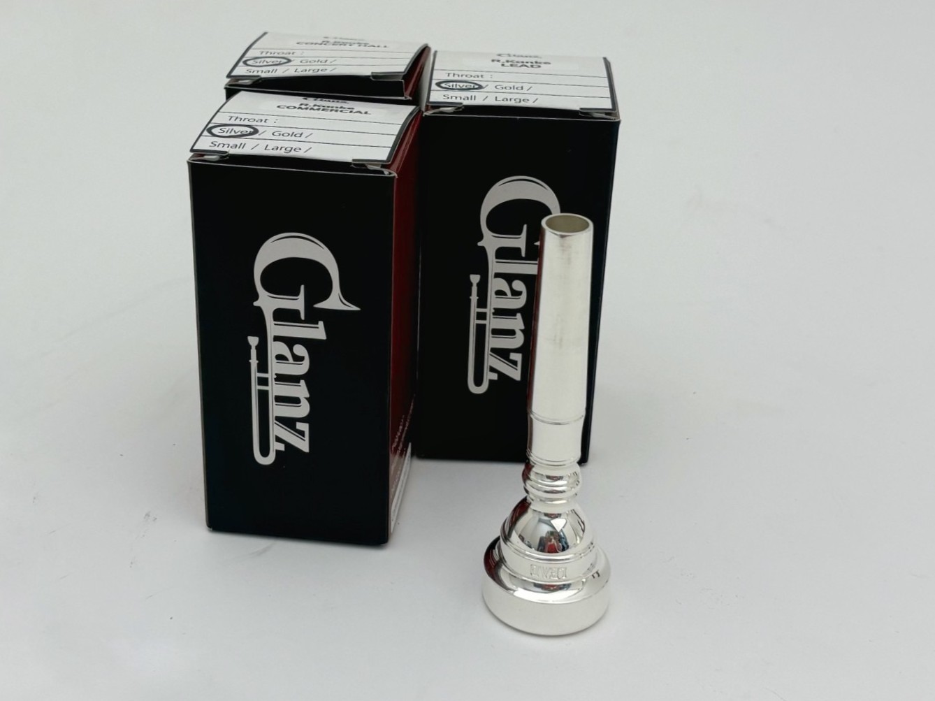 Glanza 5C 金メッキトランペットマウスピース V.Bach トランペットマウスピース GP（金メッキ） (5C) Glanza