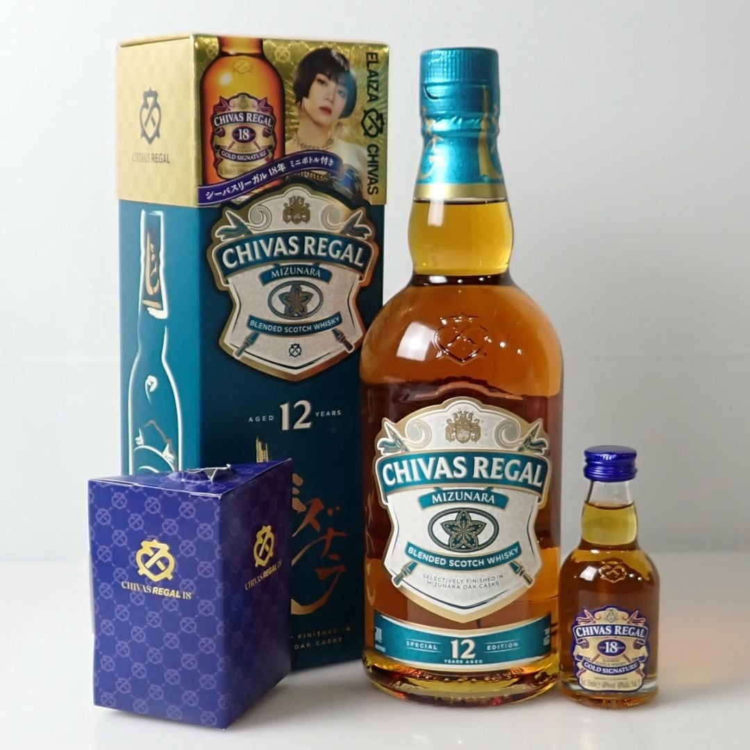 2本セット】CHIVAS REGAL（シーバスリーガル）各種（ミズナラ 12年 40